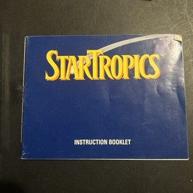Startropics (Nintendo NES) Star Tropics Complete Letter Attached