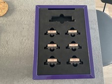 Dapol N Gauge 6 Wheel Weathered Milk Tankers x 6.