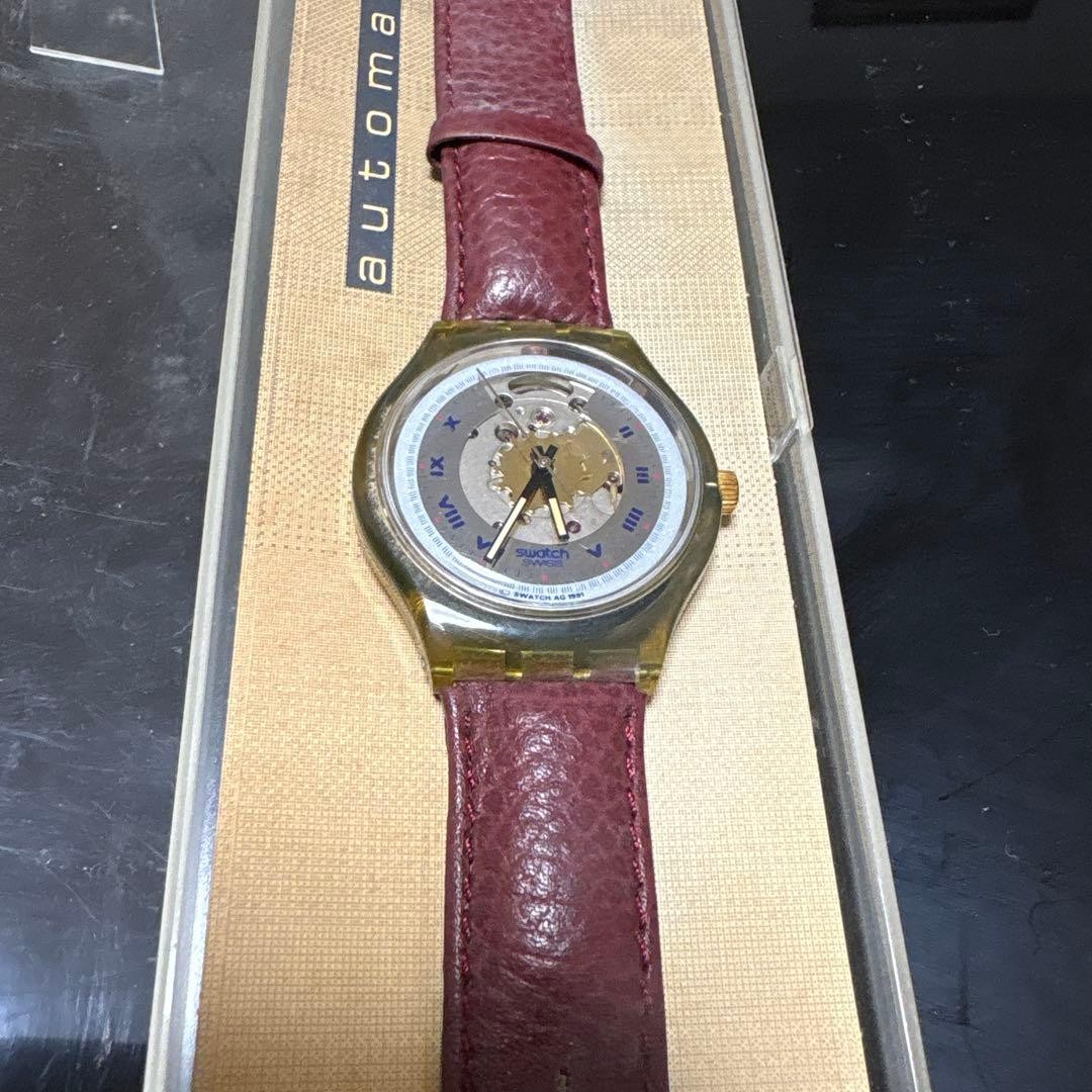 Swatch Automatic Skeleton Watch Timepiece Modern … - image 1