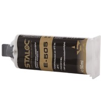 Staloc E-505 Epoxidklebstoff 50 Ml Transparent, Ohne Mischer, Metallkleber 2K