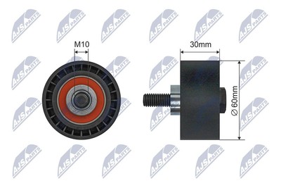 Rullo tenditore, cinghia poly-v Alfa Romeo 159 939 2.0 JTDM