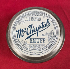 Schnupftabakdose Schnupftabak McChrystals England Blech Vintage Sammlung