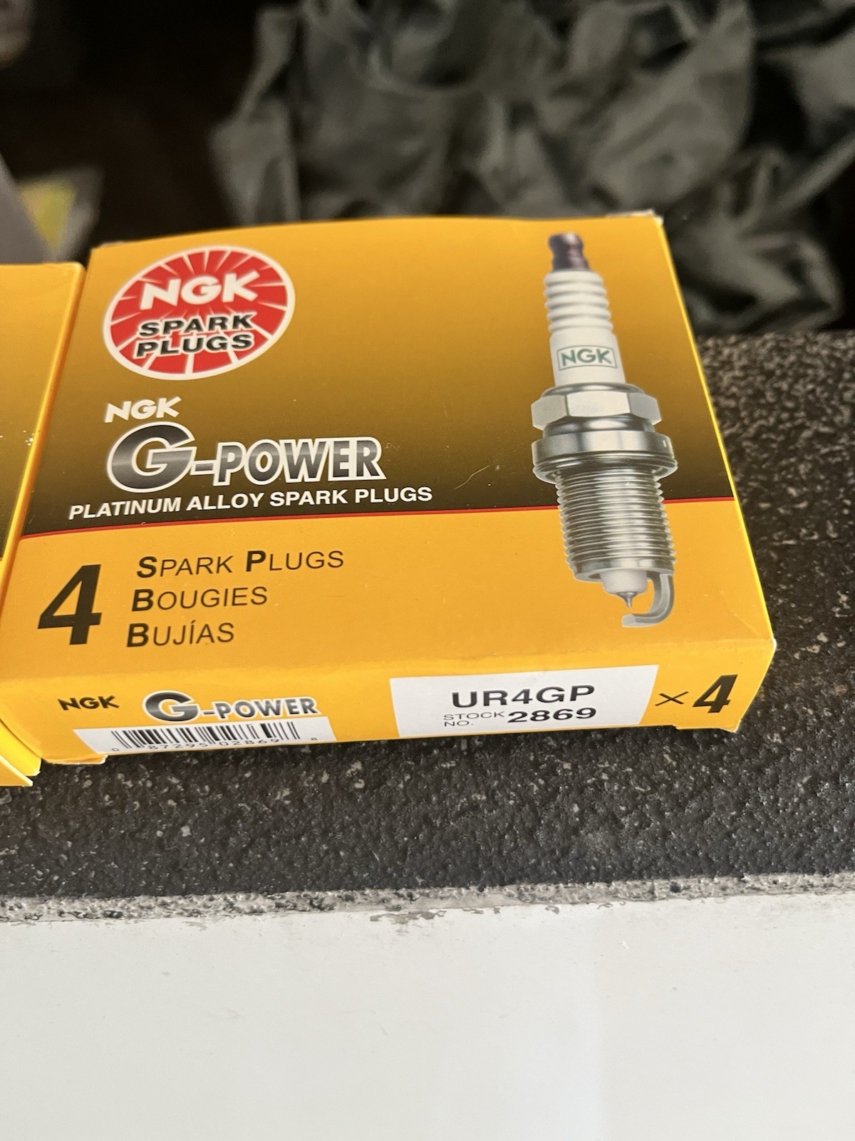 NGK G-POWER Platinum Spark Plugs UR4GP 2869 Set of 8
