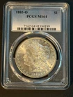 1885-O Morgan Dollar $1 PCGS MS64 Silver Coin New Orleans Mint 🔥