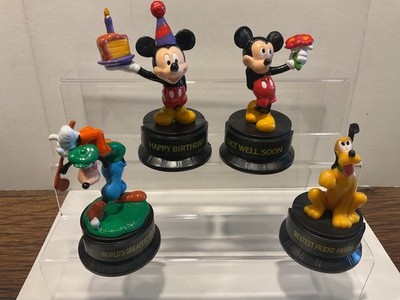 Disney Micky Maus Applause 4 x Figur Sockel Goofy, Pluto Birthday,Golf,Friend..