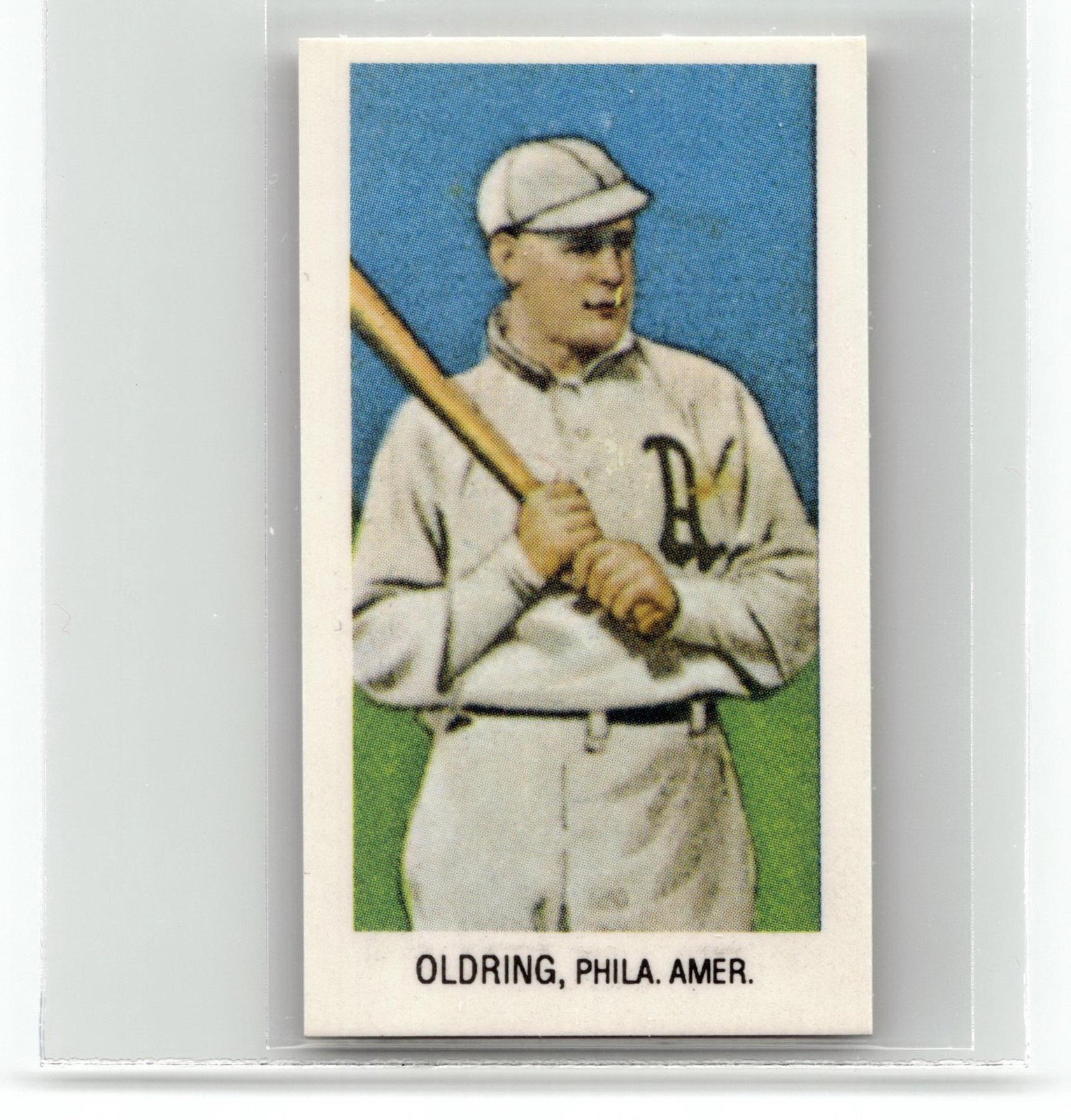 Rube Oldring 1983 Galasso 1909-11 T206 (Reprint) Philadelphia Athletics #NNO
