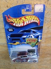 Hot Wheels Jeep Willys Coupe, Silver; 2001 Skin Deep Series 2/4, Collector # 094