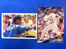 Ricky Bones 1993 Upper Deck & 1993 Leaf Baseball - Brewers