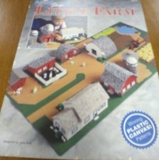 The Needlecraft Shop Little Farm Plastic Canvas Pattern Booklet Farmhouse