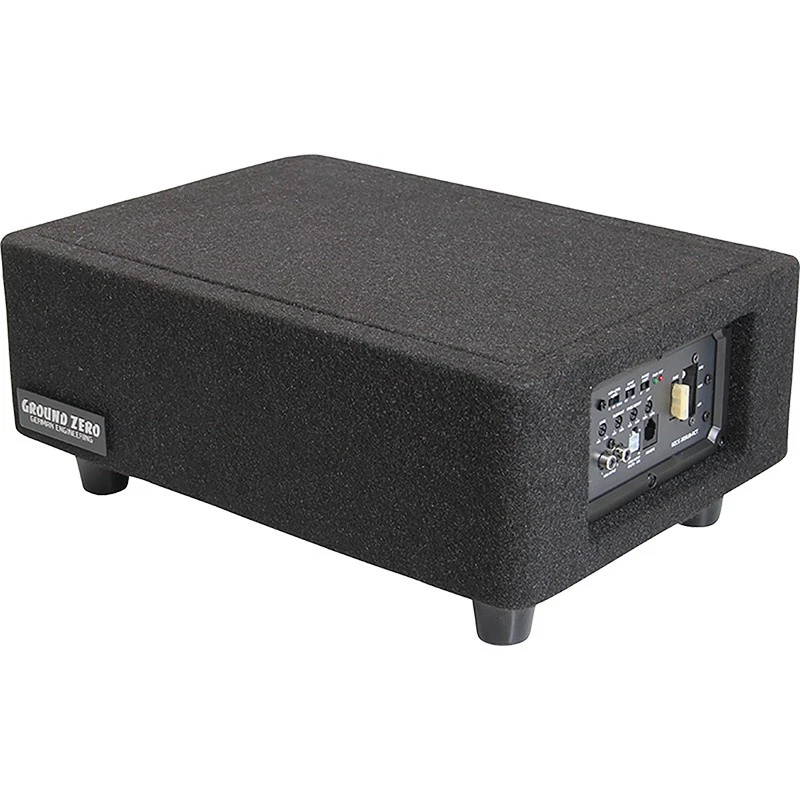 Ground Zero GZCS 20SUB-ACT Caisson Subwoofer Actif 20 cm Plat Noir - Photo 3/4