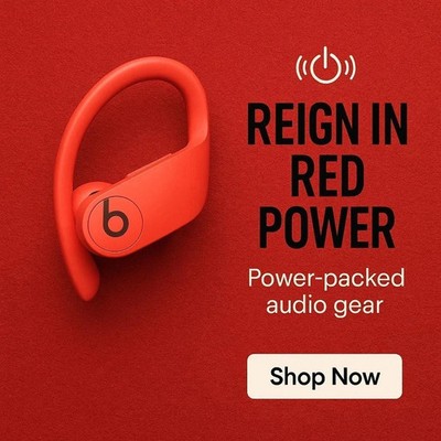 Beats by Dr. Dre Powerbeats Pro In-Ear Wireless Headphones - Lava