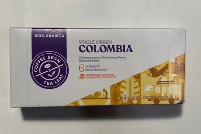 The Coffee Bean & Tea Leaf Single Orgin Colombia 10 Nespresso Capsules