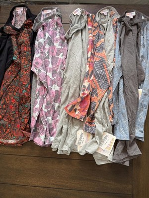 LuLaRoe Randy Shirts Womens Small 3/4 Sleeve Raglan Baseball Lot of 5 NWT