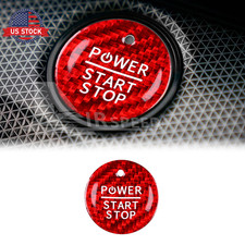 Car Engine Start Button Sticker Carbon Fiber For Ford Mustang Mach-e 2021-2024 Car Engine Start Button Sticker Carbon Fiber For Ford Mustang Mach-e 2021-2024