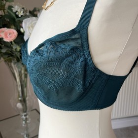 Triumph Beauty-Full darling Underwired Bra Lingerie emerald green  34D BNWot (b5
