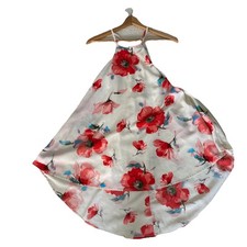 Charlotte Russe Swing Sun MiniDress Floral Spring Summer Resort Wear Lined XS