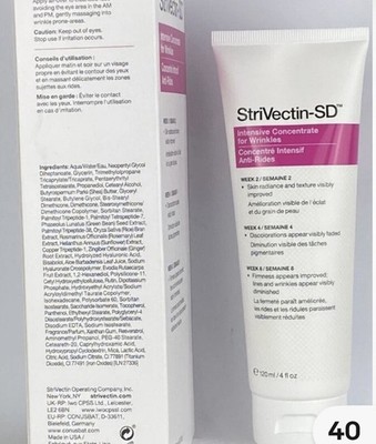 StriVectin-SD Intensive Concentrate for Wrinkles 4 fl oz NIB