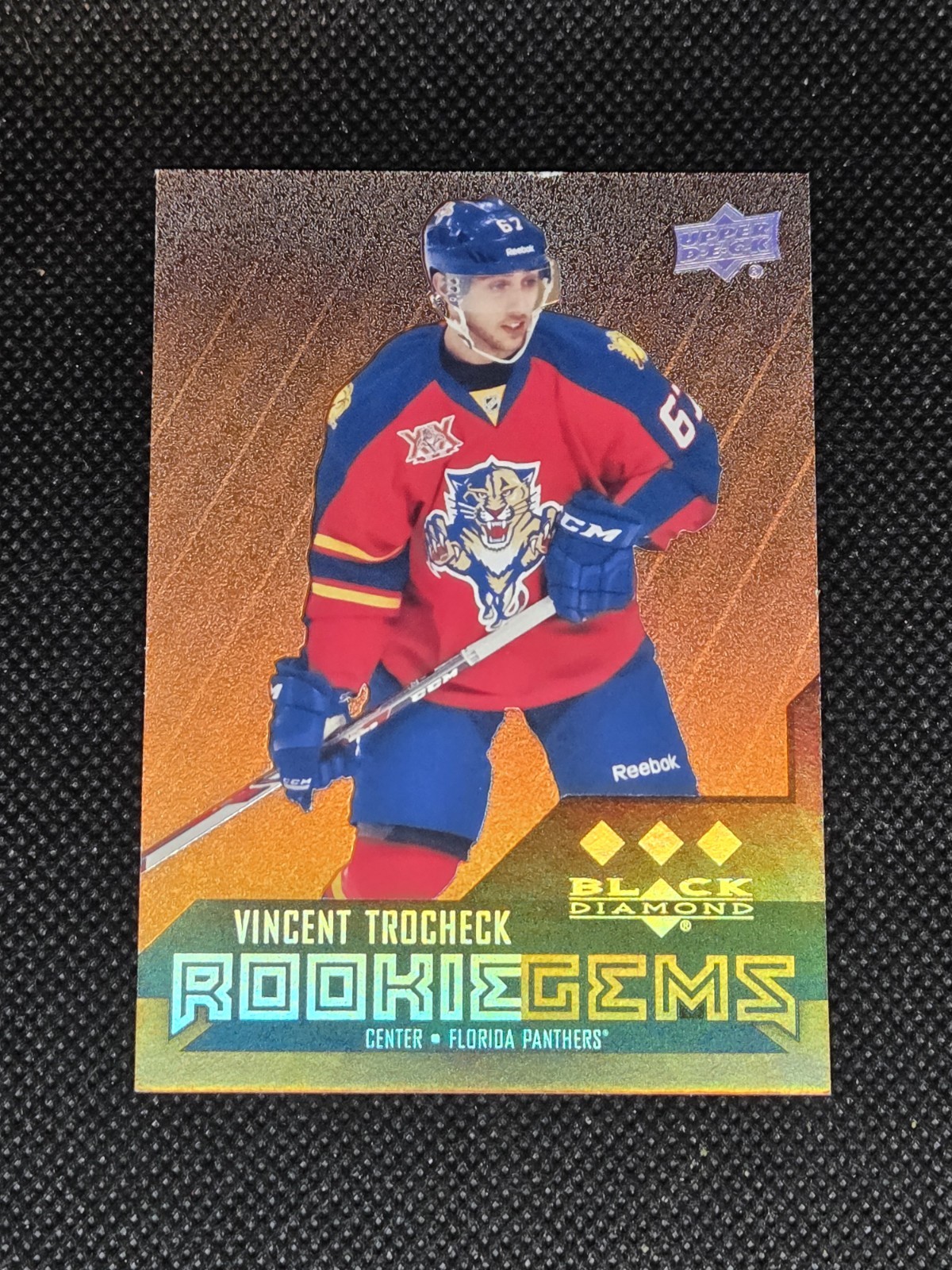 2014-15 Upper Deck Black Diamond #178 VINCENT TROCHECK Orange Rookie Gems RC
