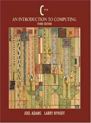 C++: An Introduction to Computing - Paperback, by Adams Joel; Nyhoff - Very Good