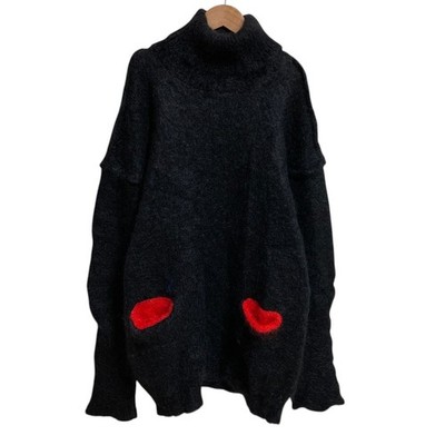 Maison Margiela 4 Mohair Turtleneck Long Knit Sweater S51HA0858