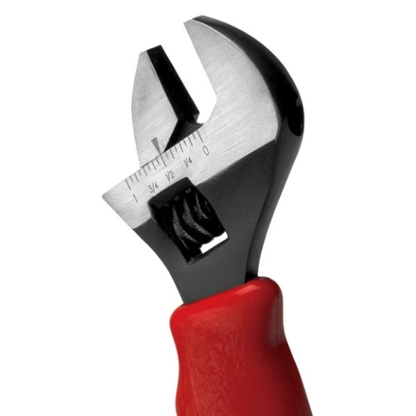 Performance Tool 1" SAE Dipped Handle Stubby Adjustable Wrench Foto 3 de 3