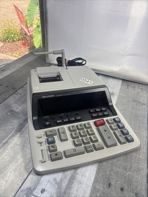 Sharp Compet QS-2760H Printing Calculator Desktop Adding Machine Tested