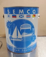 Semco 10234 Natural Finish Teak Sealer/Treatment Sealant 1 Gallon Slight Rust