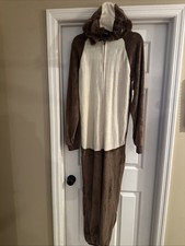 Rubies Deer Costume Adult Small Medium Halloween Jumpsuit One Piece