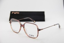 NEW FYSH 3717 S419 CLEAR PINK BROWN BLUE AUTHENTIC EYEGLASSES 55-16