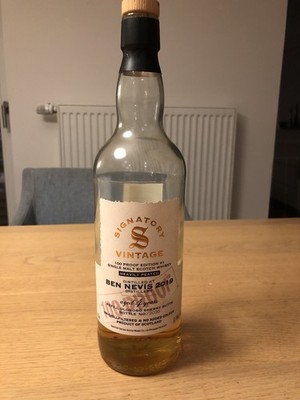 Ben Nevis 4y Signatory 100 PROOF #1 Heavily Peated 57,1% 0,7l Anbruchflasche 