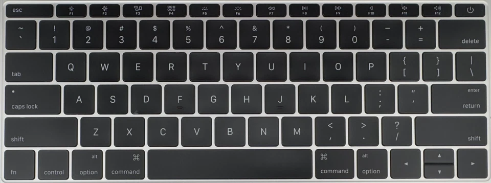 MacBook 12-in 2015 A1534 Top Case Keyboard TOUCHPAD Silver GRADE A-✅ - Image 2 of 4