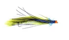 3 Olive DAMSEL Mini SNAKE Flies Orange Hot Head ZONKER Trout FLY Fishing Size 10