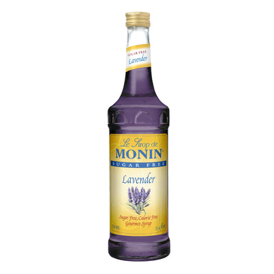 Monin Sugar Free Lavender Syrup 25.4 Oz No Sugar Floral Flavor Cocktails Sodas