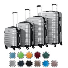 Zelsius Reisekoffer 4er Set, Koffer, Trolley, XL, Kofferset, Hartschalenkoffer
