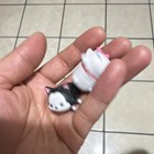 Disney Tsum Tsum Mini Figure Lot 2 Black/White Cat + White Cat Pink Bow 1" — photo 4