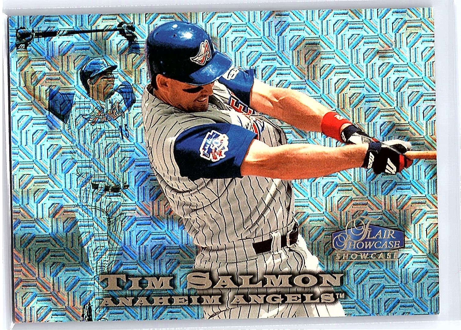 TIM SALMON 1998 Flair Showcase /500 Row 0 Seat 45 Showdown Angels A3568
