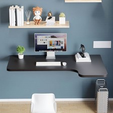 Folding Wall Mounted Study Desk Drop-leaf Computer Table Home Office Workstation