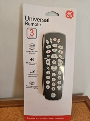 GE Programmable Universal Remote Control 3 Device 34456 BRAND NEW in package