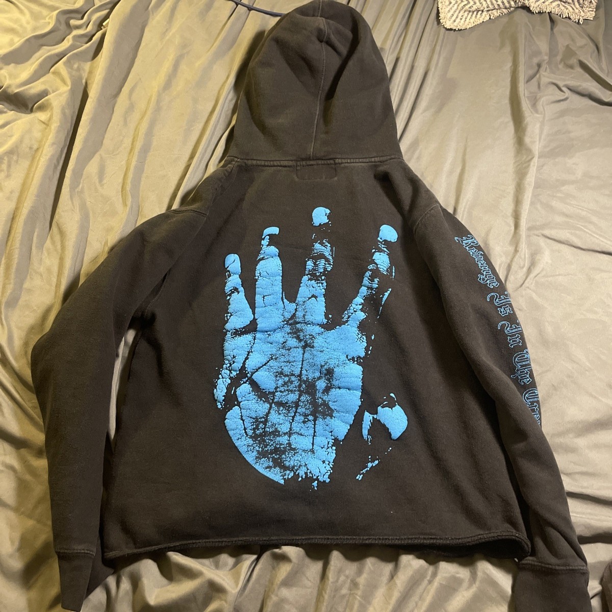 2017 REVENGE XXXTentacion Blue Lightning Kill Hoodie OG | eBay