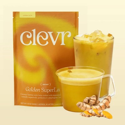 Clevr Blends Golden SuperLatte, 12oz (14 Servings)