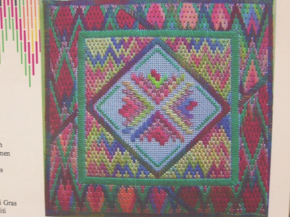 The Caron Collection "Intarsia II" Needlepoint Chart - NEW IN PACKAGE! - Image 3 of 3