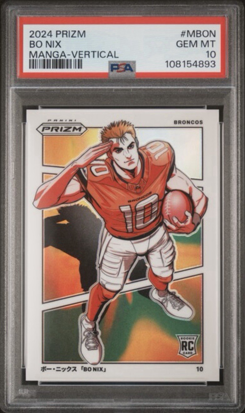 2024 PANINI PRIZM MANGA VERTICAL #M-BON BO NIX ROOKIE RC PSA 10 🔥🔥