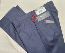 NWT Men's Tommy Hilfiger TH FLEX Navy Blue Dress Pants, Size 34/30
