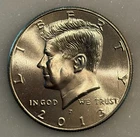 2013-P Kennedy Half Dollar - AU - About Uncirculated