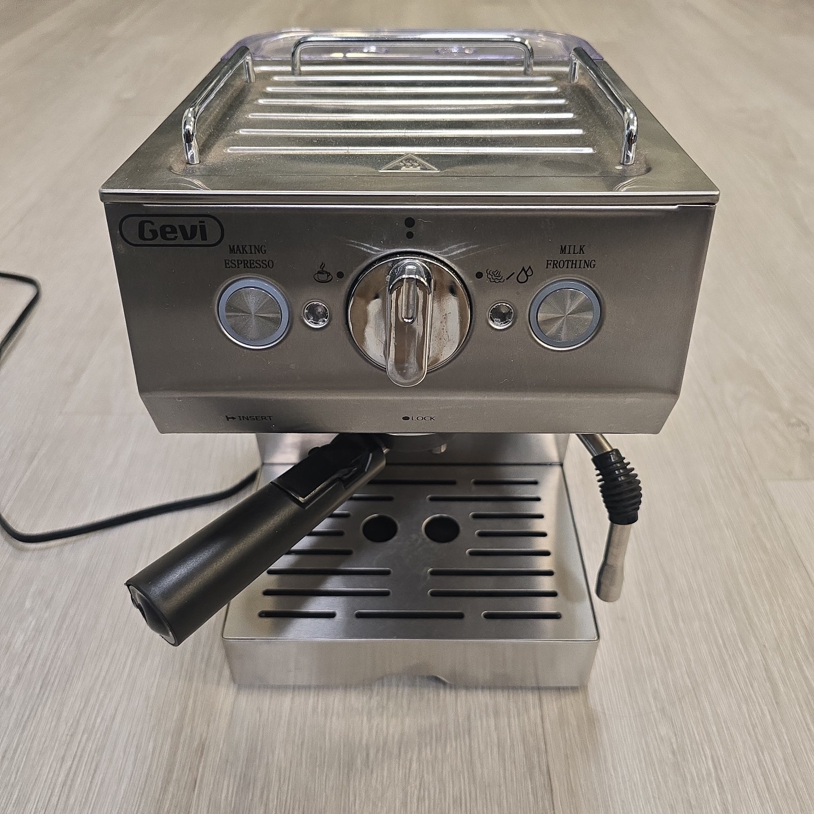 Gevi Espresso Machine Milk Frother Stainless Steel