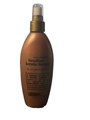 OGX Ever Straightening + Brazilian Keratin Therapy Flat Iron Spray New ( 1 )