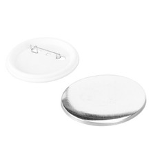 100 Sets Blank Button Badge Parts Set For Button Making Machine DIY Round Shape