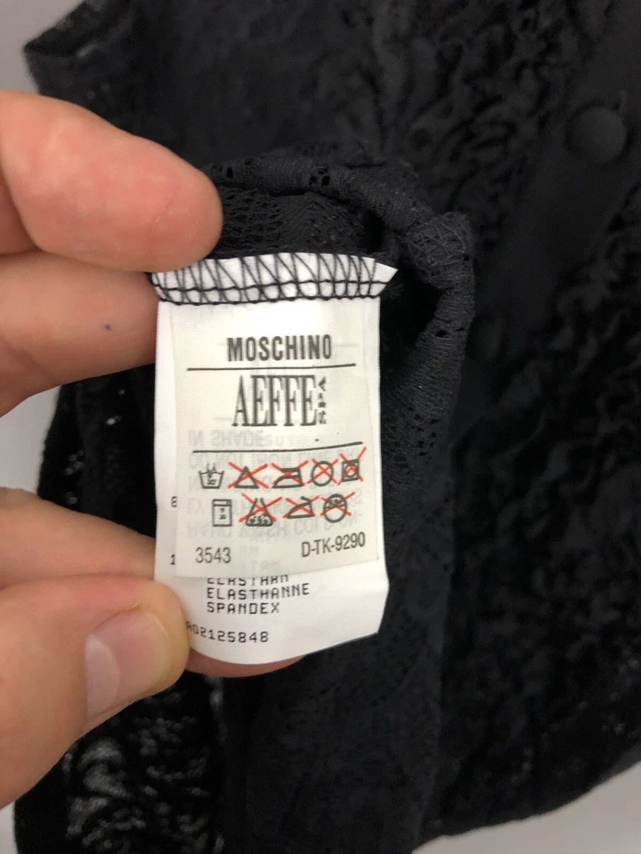 MOSCHINO Top - UK10 - Lace - Black - Great Condition - Women’s - Image 3 of 4