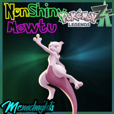 POKÉMON LEGENDS Z-A GERMAN MEWTU LV.100 6IV NONSHINY POKEMON