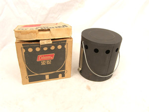 Vintage Coleman Heat Drum #502-952 For Camp Stove Original Box Barely Used